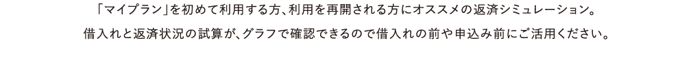 ローンが組めるかどうか、仮審査の結果が確認できますので、ぜひご利用ください。