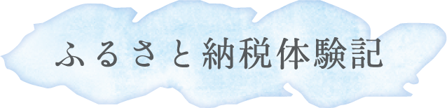 ふるさと納税体験記